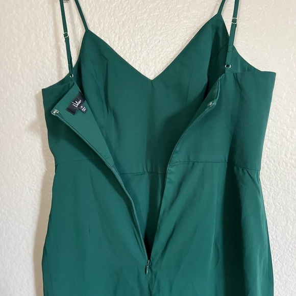 NWOT Reinette Dark Green Midi Dress - Picture 7 of 7
